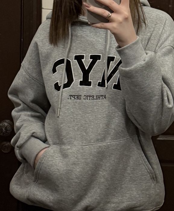 Толстовка nyc с флисом