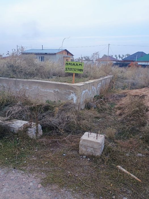 Срочно продам участок с фундаментом