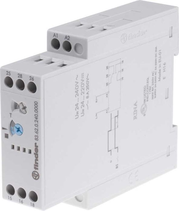 Реле времени FINDER  24-240В AC/DC