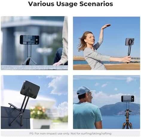 Нов Магнитен Статив Държач Телефон iPhone MagSafe Компактен Селфи Стик