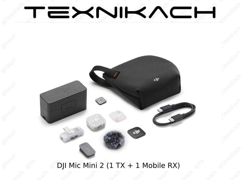 Новый DJI Mic Mini 2 (1 TX + 1 Mobile RX) Доставка