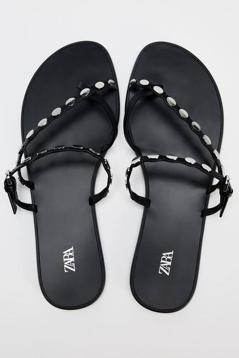 Стильные тапочки zara,