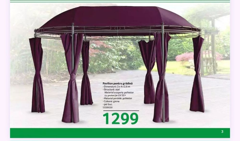 Vand pavilion terasa