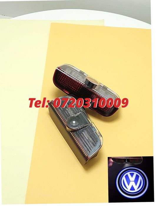 Proiectoare Logo Volkswagen Golf Passat Jetta Tiguan Eos Portiera  L