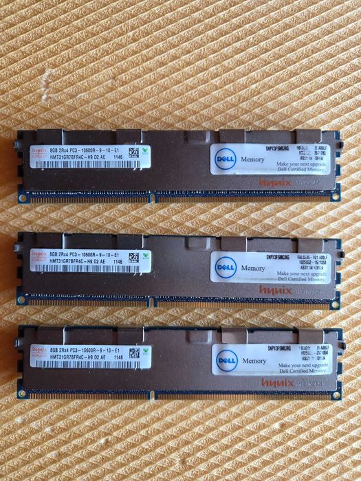 kit ram server  DDR3 de 8 gb DDR3 - 3 bucati