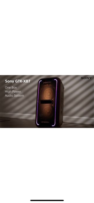 Sony  GTK XB7  Extra bass