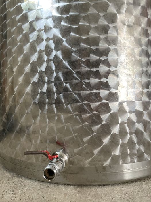 Butoi inox 1000L cu capac flotant – stare impecabilă