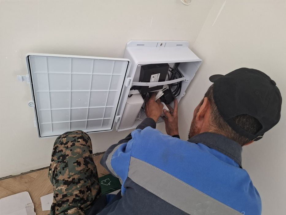 Установка видеонаблюдение