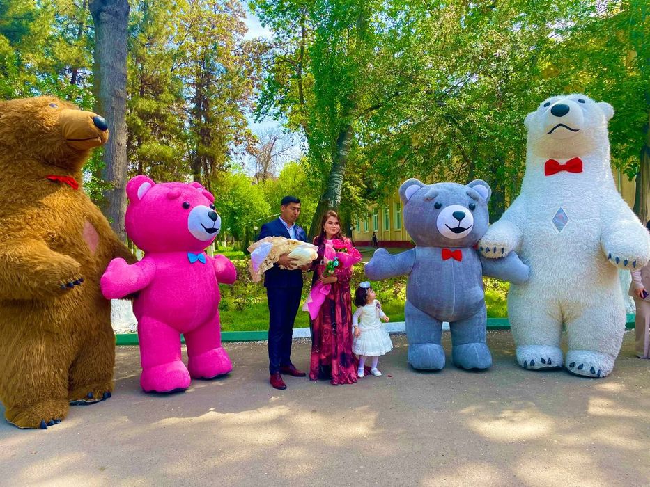 Ayiqlar Xizmati oformileniya медведь Тедди оформления шарики Teddy sho