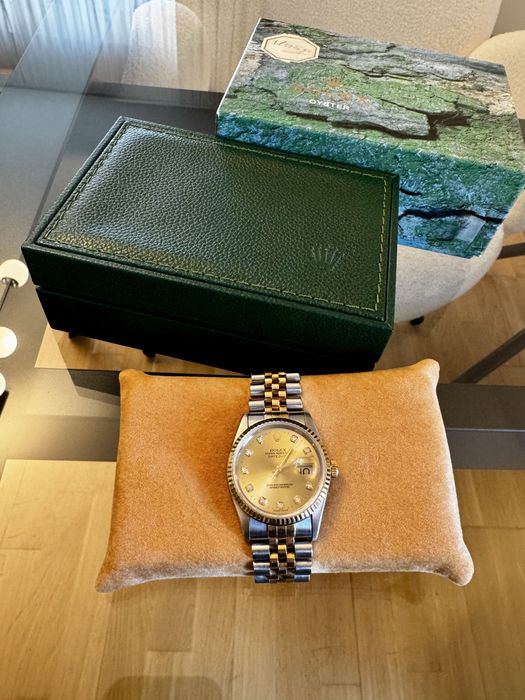Rolex DateJust Two Tone Diamante