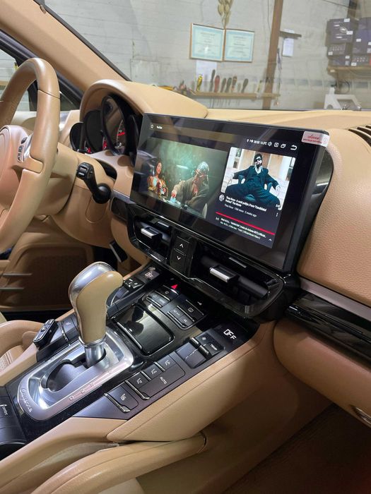 Navigatie Android Porsche Cayenne CarPlay , Android Auto