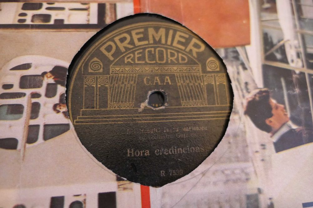 Discuri RARE Romanesti Patefon Gramofon Anii 1920-1930 - Shellac - Ebonita 78rpm Cristian Vasile, Gica Petrescu etc.