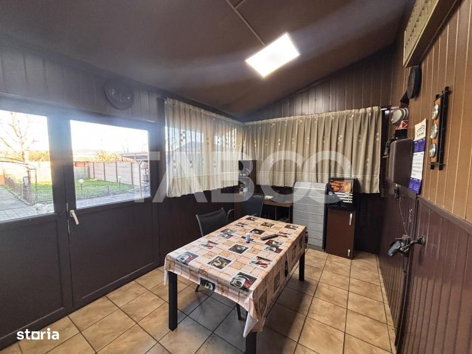 Casa individuala cu 5 camere +spatiu comercial  3 bai Sibiu