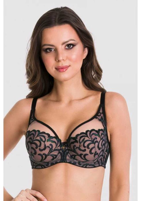 Сутиен с меки чашки в черен цвят ROMA 19178 MEDIOLANO