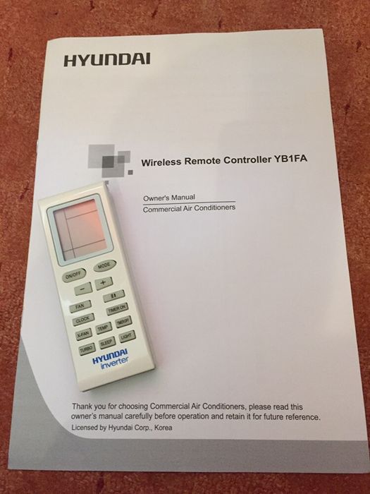 Telecomanda aer conditionat HYUNDAI