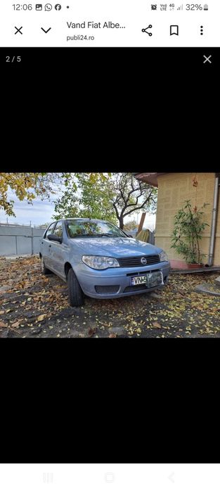 FIAT ALBEA AVARIAT 83000 KM REALI Unic proprietar