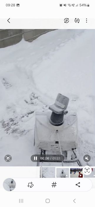 Masina de zapada si curatare