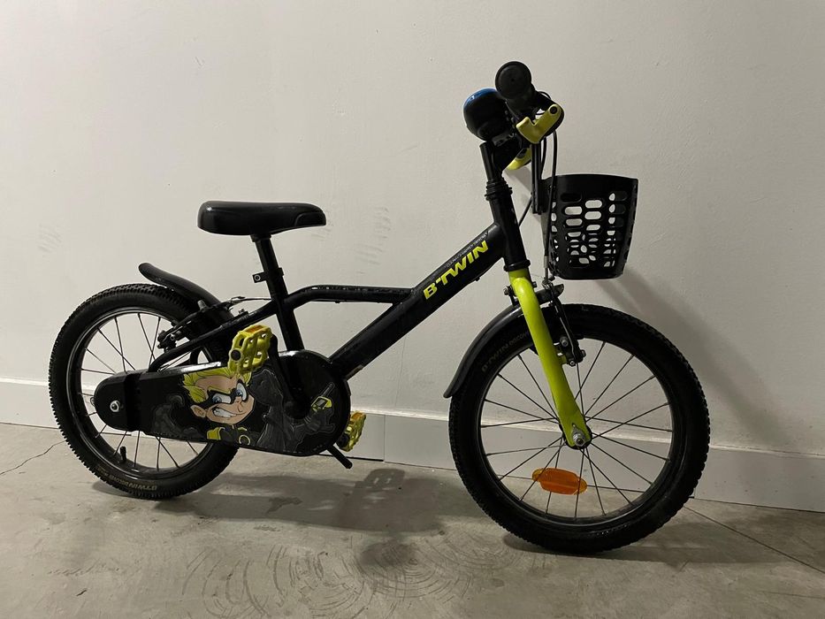 Vind bicicleta BICICLETĂ 16 INCH 4-6 ANI 500 ROBOT B'TWIN