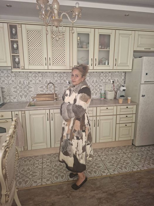 Кожени палта от естествен косъм