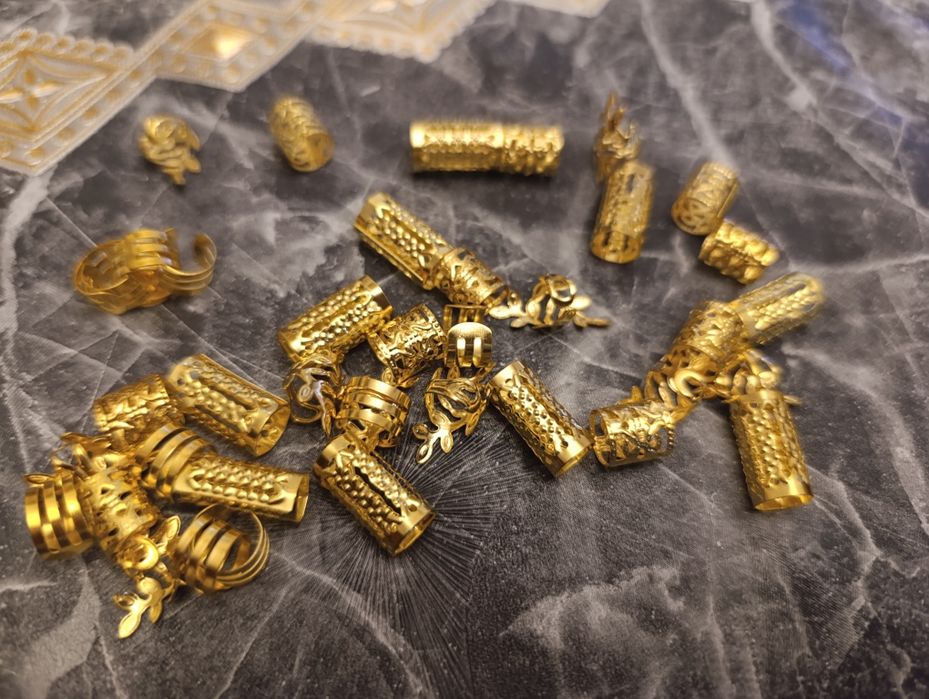 Манжеты -заколки для косичек и причесок