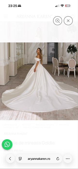 Rochie Mireasa Printesa Aryanna Karen