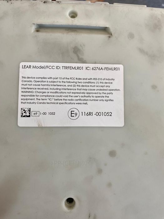 Modul /Calculator confort BMW F30 cod 116RI-001052