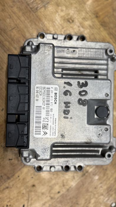 ECU Компютър Двигател Peugeot 308 1.6 HDi 90 к.с. 2010г. / Пежо 308