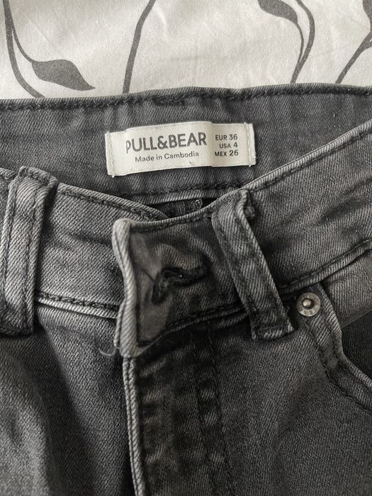 Черни дънки Pull&Bear