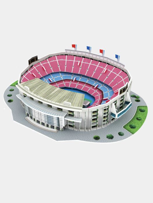 Uzum market JUSTSHOP: 3D пазл-конструктор Barcelona Real madrid Juvent