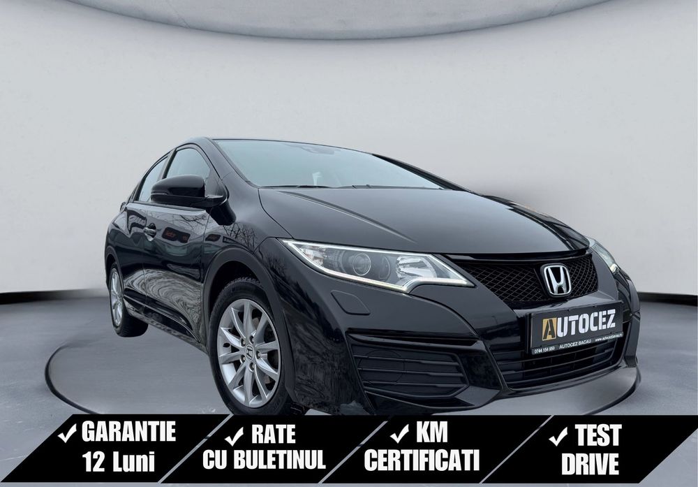 Honda Civic 2016 Benzină 1.4 clasic Euro 6 Navi RATE/GARANTIE