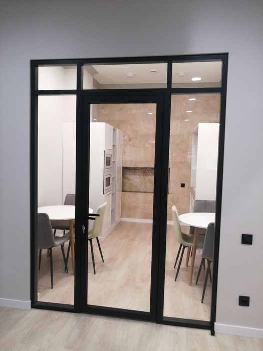 Стеклянные офисные алюминиевые перегородки