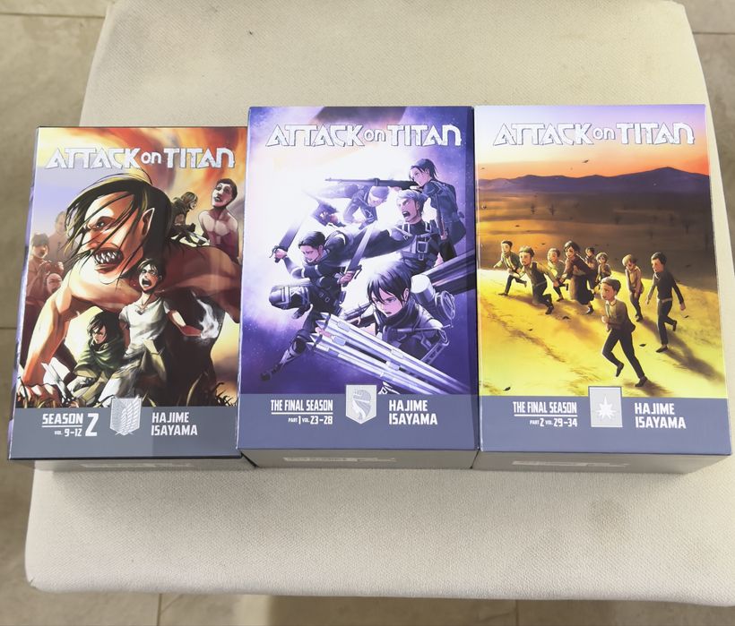 Attack on Titan Manga box sets