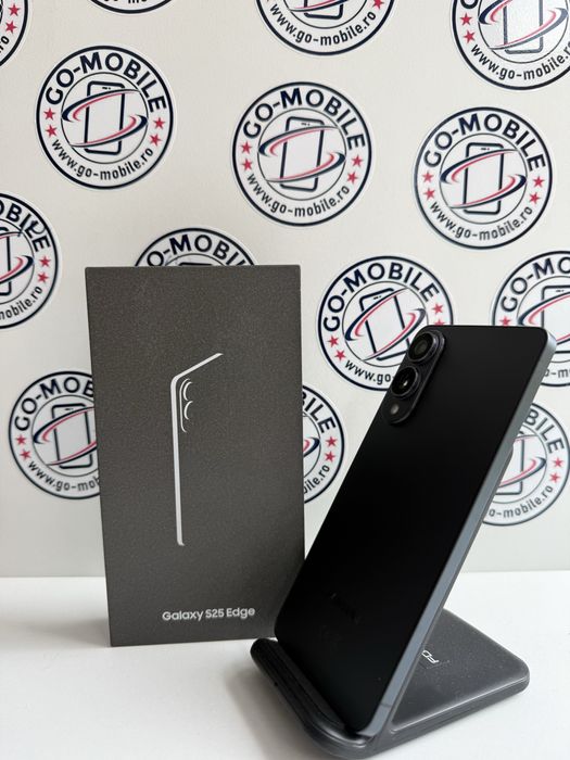 Samsung Galaxy S25 Edge - 256GB - Negru - 100% - Garantie