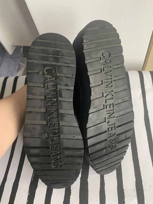 Ghete piele Calvin Klein