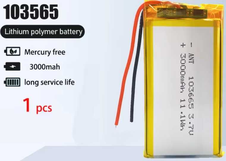 Новые аккумуляторы 3,7v до 3000мАч для дронов часов игрушек GPS камер