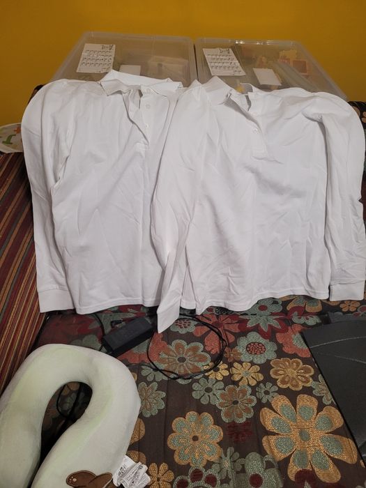 Tricouri cu maneca lunga polo noi 158-164 cm