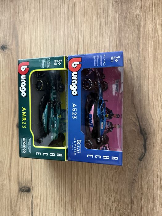 Колички на Bburago 1:43