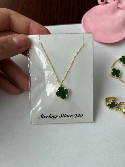 Set superb din argint marcat 925 placat cu aur