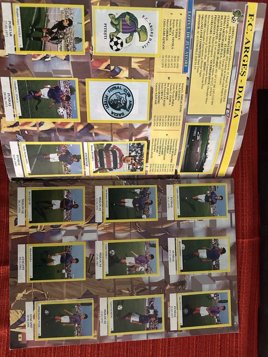 Album Fotbal 94/95. 90% completat