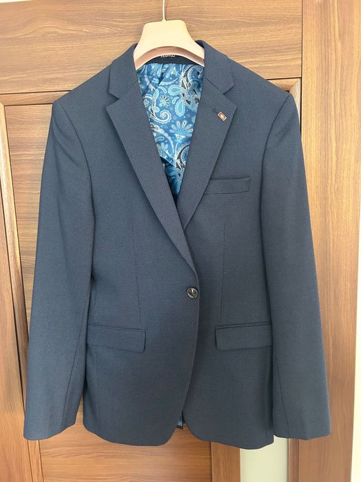 Sacou bleumarin barbati