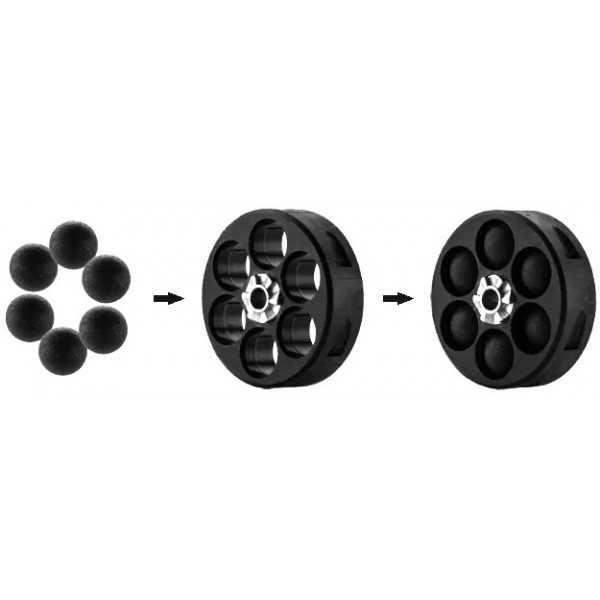 HDR 50 CU BILE DE CAUCIUC [200 M/s] Pistol Paza Protectie Autoaparare