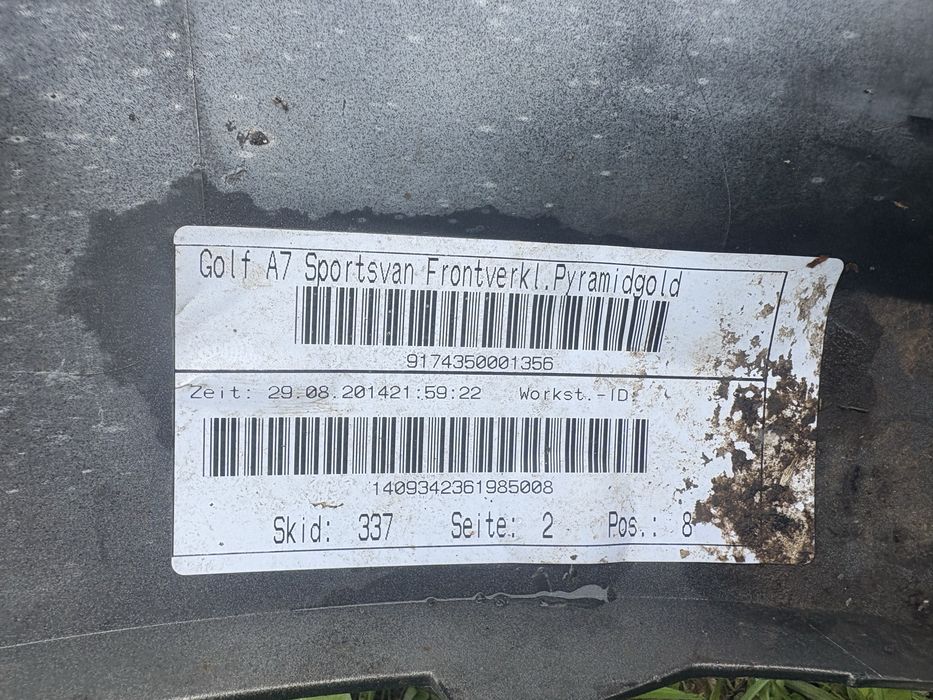 Предна броня за Голф 7 / VW Golf 7 Sportsvan