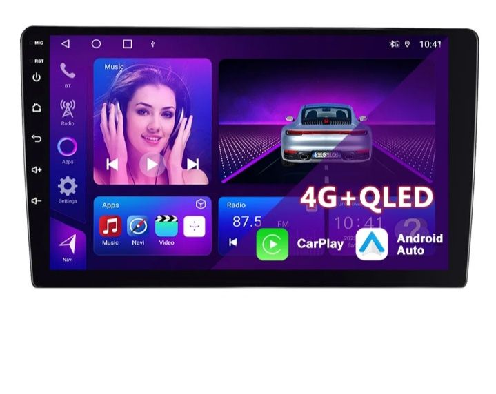 Навигация Мултимедия 7-инчов 2+32GB IPS Full Touch екран Android автом