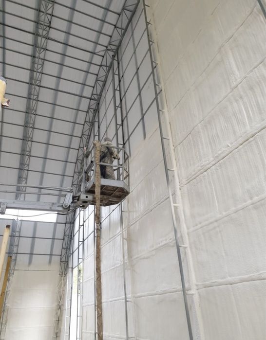 Утепление пеной ППУ