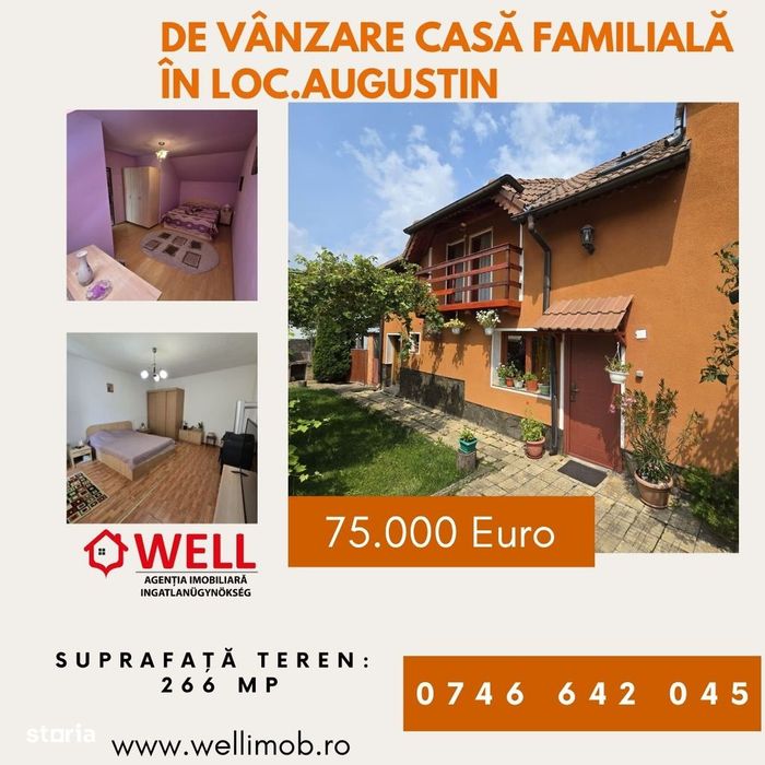 De vânzare casă familială în loc.Augustin