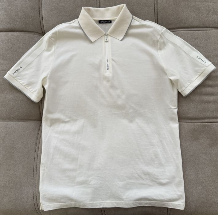 Оригинал Поло Balmain Paris Zip-up