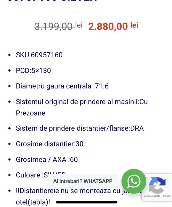 flanse distantiere 30mm H&R 5x130 porsche touareg