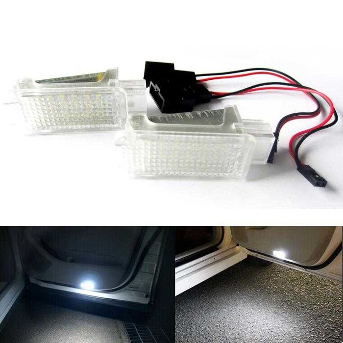 Lampi LED portiere portbagaj picioare torpedou  Vw Audi Skoda Seat