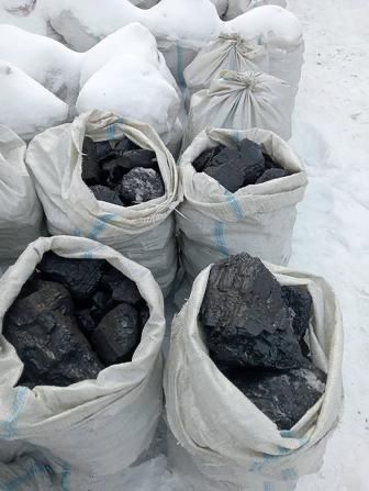 Уголь в мешках шубаркуль