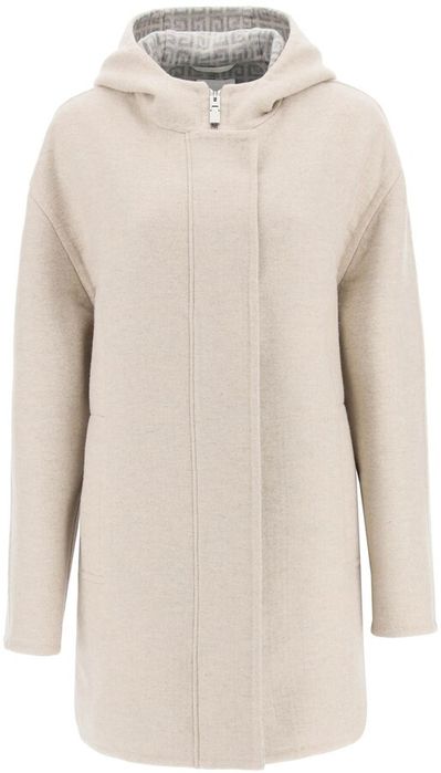 Палто GIVENCHY кашмир и вълна